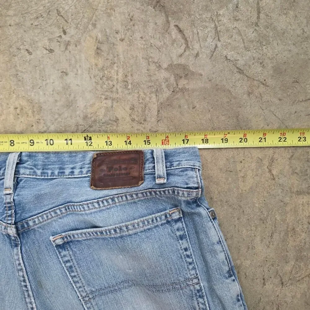 Vintage Polo Ralph Lauren Denim Blue Jeans (35x30)